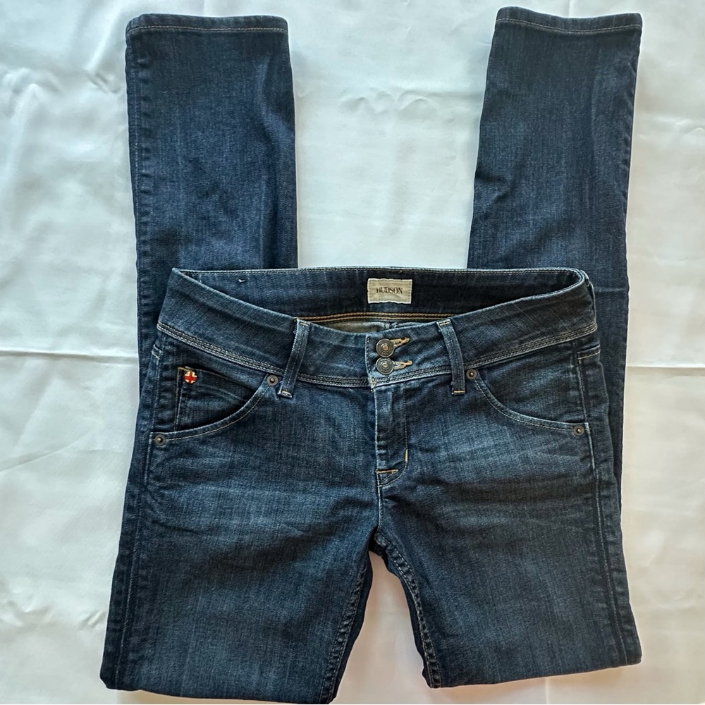 Hudson Collin‎ Flap skinny dark wash denim jeans women’s 26